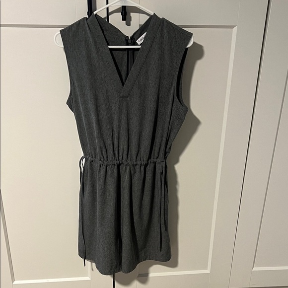 Calvin Klein Charcoal Sleeveless Romper - Picture 1 of 3